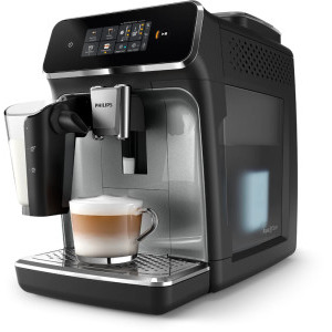 Espressor de cafea Philips automat Seria 2300 EP2339/40, 1500W, 15bar, 1.8L, Negru/Argintiu