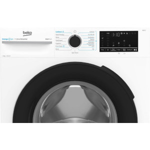 Beko BM3WFSU48415WB, 8 kg, 1400 RPM, Clasa A, ProSmart Inverter, EnergySpin, ColdWash, SteamCure, Alb