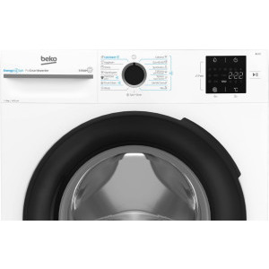 Beko BM3WFSU38413WB, 8 kg, 1400 RPM, Clasa A, ProSmart Inverter, SteamCure, AddXtra, WaterMode, ColdWash, Alb