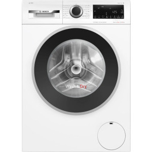Masina de spalat rufe cu uscator Bosch WNG254A0BY, Spalare 10.5 kg, Uscare 6 kg, 1400 RPM, Clasa A, EcoSilence Drive, i-DOS, Iron Assist, AutoDry, Speed Perfect, 60 cm, Alb