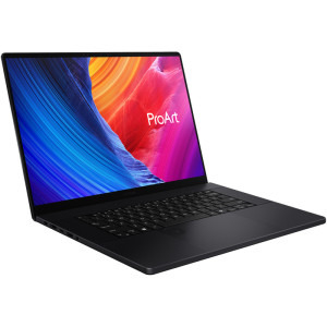 ASUS 16'' ProArt P16 OLED H7606WX, 4K 120Hz Touch, Procesor AMD Ryzen™ AI 9 HX 370 (24M Cache, up to 5.1 GHz), 64GB LPDDR5X, 2TB SSD, GeForce RTX 5090 24GB, Win 11 Pro, Nano Black