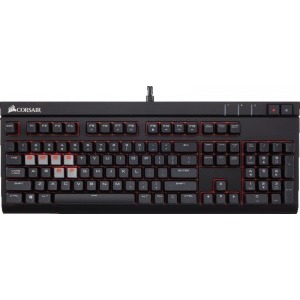 Corsair STRAFE  - Red LED - Cherry MX Brown - Layout US Mecanica