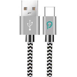 Spacer USB-A Male la USB-C Male, 1.8 m, Zebra
