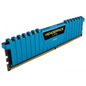 Corsair Vengeance LPX Blue 16GB DDR4 2400MHz CL14 Quad Channel Kit