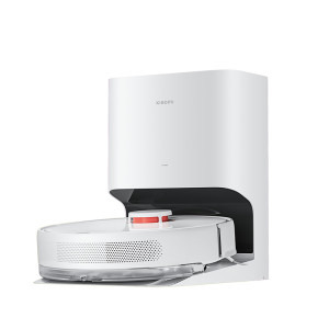 Xiaomi X10, Wi-Fi, aspirare&spalare simultana, 46 W, 4800mAh, 4000pa, senzor covoare, 400ml, recipient apa 200ml, statie de golire, Alb, Li-Ion 4800 mAh, 0.4L