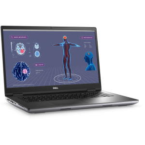 DELL 17.3'' Precision 7780 Workstation, UHD 120Hz, Procesor Intel® Core™ i9-13950HX (36M Cache, up to 5.50 GHz), 64GB DDR5, 4x 1TB SSD, RTX 4000 Ada 12GB, Win 11 Pro, Grey, 3Yr ProSupport