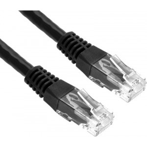 Spacer CAT5e Patch Cable UTP 3m black