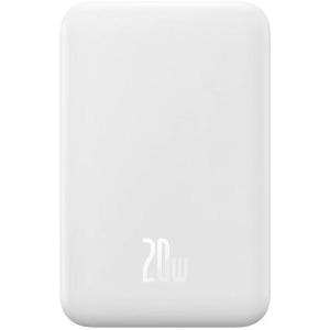 Baseus Magnetic Mini, 20000 mAh Wireless Fast Charge 20W, White