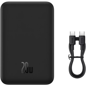 Baseus Magnetic Mini, 20000 mAh Wireless Fast Charge 20W, Black