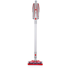 Dirt Devil 2-in-1 DD9003, vertical, 150W, 0.7L, Alb/Rosu