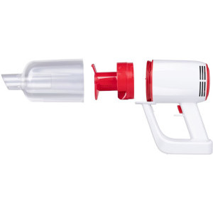 Dirt Devil 2-in-1 DD9001, vertical, 80W, 0.5L, Alb/Rosu