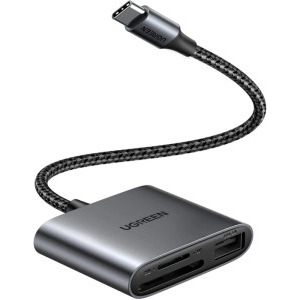 Cititor carduri Ugreen CM387 USB-C Silver