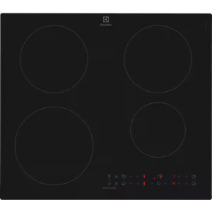 Electrolux EIT60433CT, Inductie, 4 zone de gatit, PowerBoost, Hob2Hood, SaphirMatt, 60 cm, Negru