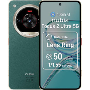 Smartphone ZTE nubia Focus 2 Ultra, 512GB, 20GB RAM (8GB + 12GB extensibili), Dual SIM, 5G, 4-Camere, Forest Green