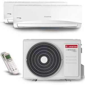 Aer conditionat Ariston Multisplit Prios, 9000 BTU + 9000 BTU, Clasa A++/A+, Inverter