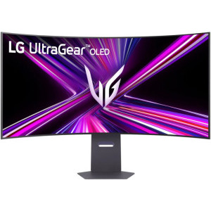 Monitor LED LG Gaming UltraGear 45GX950A-B Curbat 44.5 inch UWUHD / UWFHD OLED 0.03 ms Dual mode 165 Hz / 330 Hz HDR FreeSync Premium Pro & G-Sync Compatible