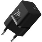 Incarcator retea Baseus GaN5 Mini, 1x USB-C, Quick Charge 20 W, GaN, Black
