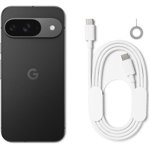 Google Pixel 9, 128GB, 12GB RAM, Dual SIM, 5G, Tri-Camera, Obsidian Black