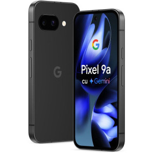 Google Pixel 9a, 128GB, 8GB RAM, Dual SIM, 5G, Tri-Camera, Obsidian Black