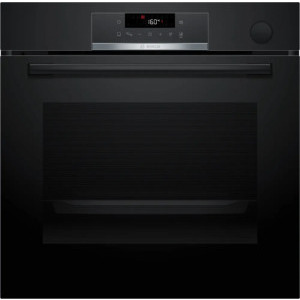 Cuptor incorporabil Bosch HRG532EB3, Electric, 71 L, Autocuratare hidrolitica, EcoClean Direct, HotAir Gentle, 3D HotAir, AutoPilot 15, Air Fry, Abur, Clasa A+, Negru