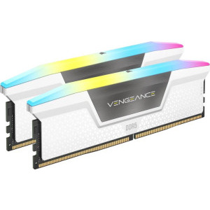Corsair Vengeance RGB White 64GB DDR5 6000MHz CL30 Dual Channel Kit