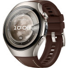 SmartWatch Huawei Watch 5, 46mm Aerospace-Grade Titanium, curea Dark Brown