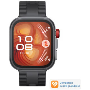 Huawei Watch Fit 4 Pro, Black curea Black Fluoroelastomer
