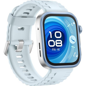 Huawei Watch Fit 4 Pro, Silver curea Blue Fluoroelastomer