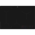 Plita incorporabila Electrolux EIV83443CT, Inductie, 4 zone de gatit, PowerBoost, Bridge, Hob2Hood, SaphirMatt, 80 cm, Negru
