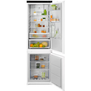 Combina frigorifica Electrolux incorporabila ENT6MD18S3, 249 L, Clasa D, No Frost, TwinTech, MultiFlow, Extra Chill, Control electronic, 177 cm