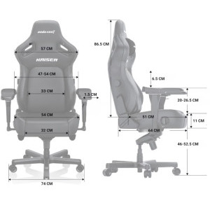 Anda Seat Kaiser 4 XL Gri inchis