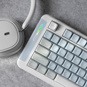 MCHOSE X75 Wireless RGB Blue Hyacinth Switch Mecanica