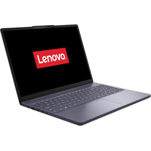 Laptop Lenovo 15.3 IdeaPad Slim 3 15ARP10, WUXGA IPS, Procesor AMD Ryzen™ 5 150 (16M Cache, up to 4.55 GHz), 16GB DDR5, 512GB SSD, AMD Radeon 660M, No OS, Luna Grey