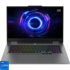 Laptop Lenovo Gaming 17.3'' LOQ 17IRX10, FHD IPS 165Hz, Procesor Intel® Core™ i7-13650HX (24M Cache, up to 4.90 GHz), 24GB DDR5, 1TB SSD, GeForce RTX 5060 8GB, No OS, Luna Grey