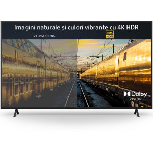 Sony Smart TV KD-65X75WL Seria X75WL 164cm negru 4K UHD HDR