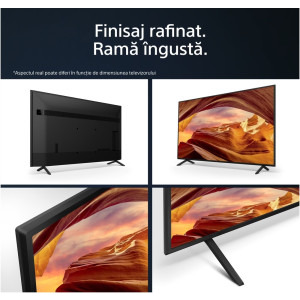 Sony Smart TV KD-65X75WL Seria X75WL 164cm negru 4K UHD HDR