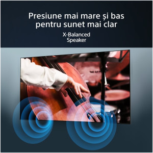 Sony Smart TV KD-75X75WL Seria X75WL 189cm negru 4K UHD HDR