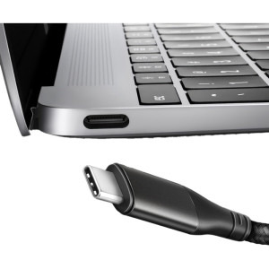 AXAGON 1x USB Tip C Male - 1x HDMI 2.1a Female, 0.25 m, negru-gri