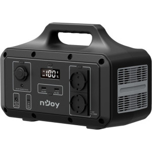 nJoy Power Base 1000, statie portabila stocare energie, 1000W, 7x porturi alimentare, 4x moduri reincarcare, Management software