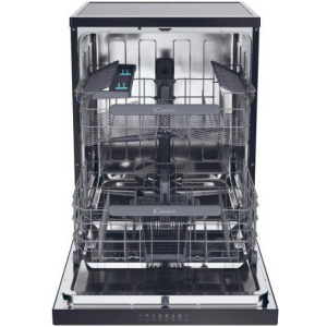 Candy CF5C6F0B, 15 seturi, 8 programe, Clasa C, Wash & Dry 35', Speed-Drive Inverter, Automatic Open Door, 60 cm, Negru