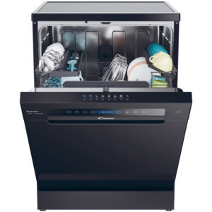 Candy CF5C6F0B, 15 seturi, 8 programe, Clasa C, Wash & Dry 35', Speed-Drive Inverter, Automatic Open Door, 60 cm, Negru