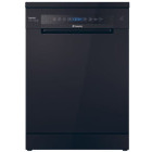 Masina de spalat vase Candy CF5C6F0B, 15 seturi, 8 programe, Clasa C, Wash & Dry 35', Speed-Drive Inverter, Automatic Open Door, 60 cm, Negru