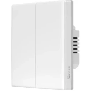 Sonoff Intrerupator Smart T5-2C-86, Wi-Fi, Control vocal