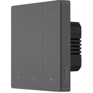 Sonoff Intrerupator Smart M5-3C-86, Wi-Fi, Control vocal
