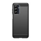 Lemontti Capac protectie spate Carbon Case Flexible Black pentru Galaxy A37