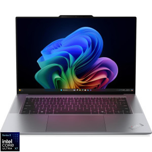 Laptop Lenovo 15.3 ThinkPad X9-15p Gen 1 Aura Edition, 2.8K OLED 30-120Hz VRR, Procesor Intel® Core™ Ultra X7 368H (18M Cache, up to 5.00 GHz), 32GB LPDDR5X, 1TB SSD, Intel Arc B390, Win 11 Pro, Grey