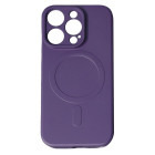 Lemontti Capac protectie spate Silicon MagSafe Purple iPhone 15 Pro Max