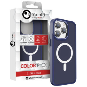 Lemontti Capac protectie spate Color Matte MagSafe Blue iPhone 15 Pro Max