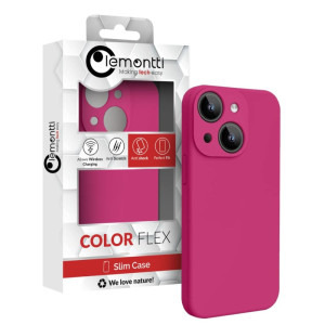 Lemontti Capac protectie spate Liquid Silicon MagCharge Pink pentru iPhone 15 Plus