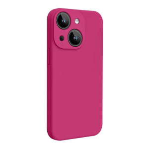 Lemontti Capac protectie spate Liquid Silicon MagCharge Pink pentru iPhone 15 Plus